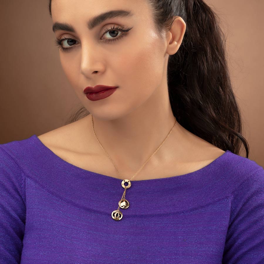 گردنبند طلا زنانه کارتیه ظریف