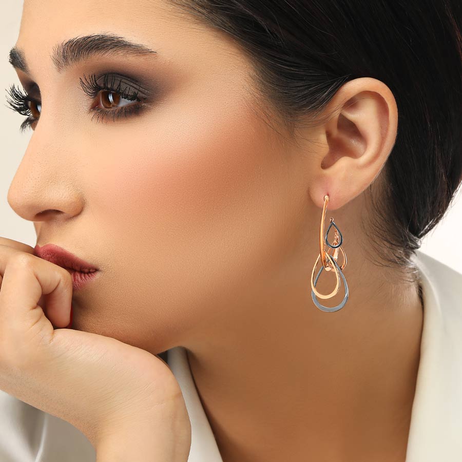 گوشواره طلا زنانه ترنج